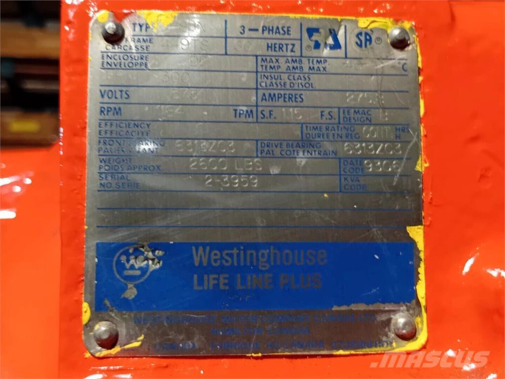 Westinghouse HSBN Industrijski motorji