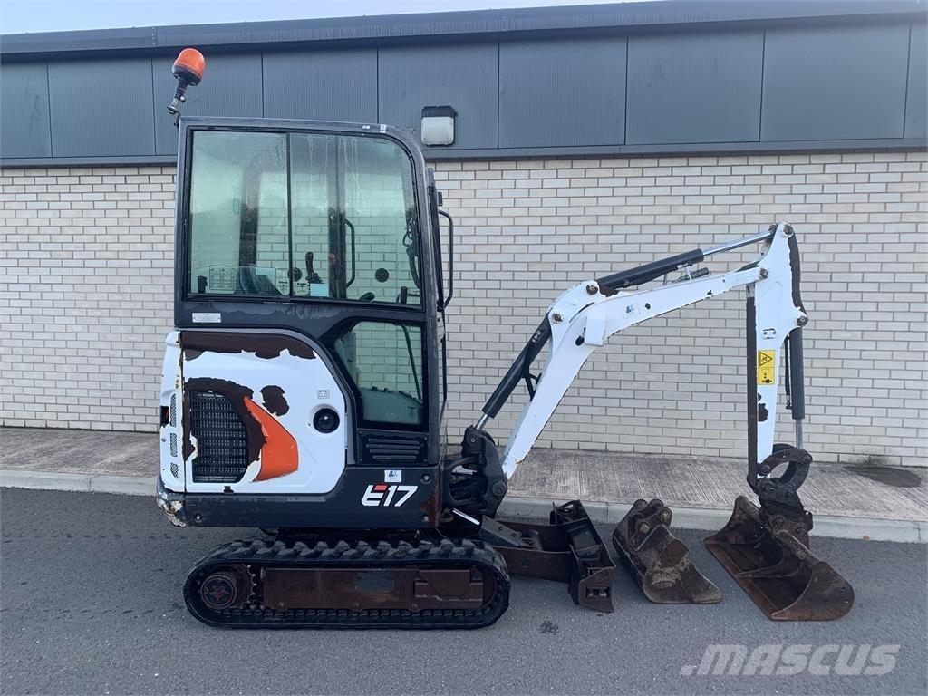 Bobcat E17 Bagri goseničarji
