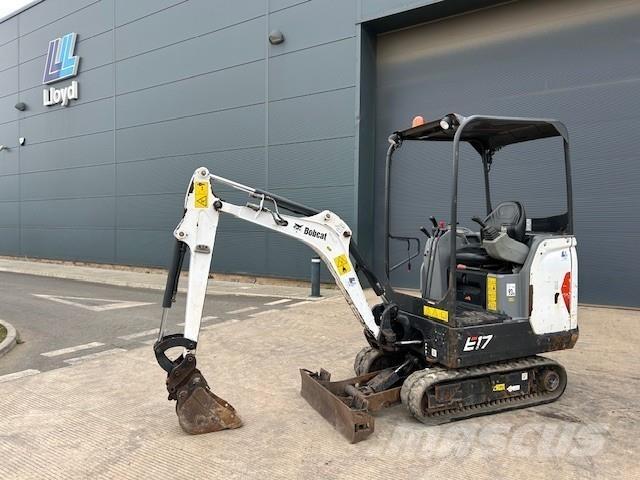 Bobcat E17 Bagri goseničarji