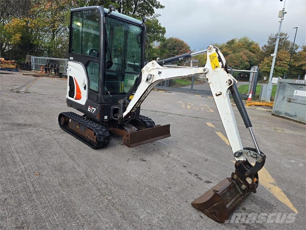 Bobcat E17 Bagri goseničarji