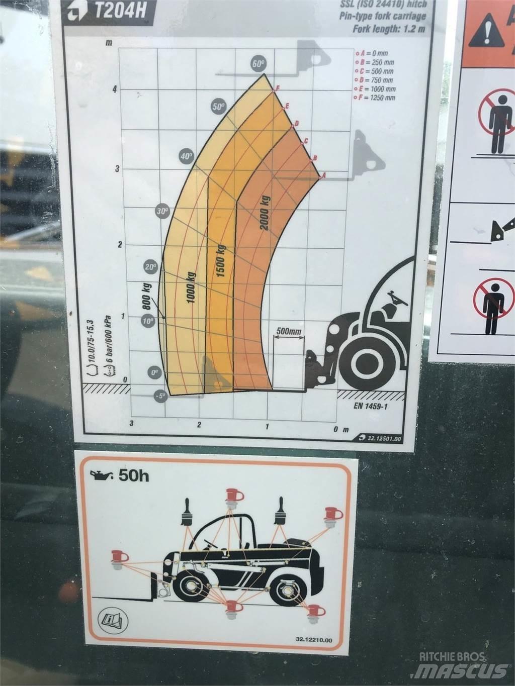 Ausa T204H Kmetijski teleskopski nakladalci