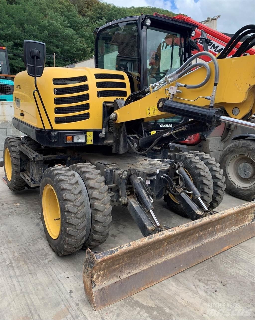 Yanmar B95W Bagri na kolesih
