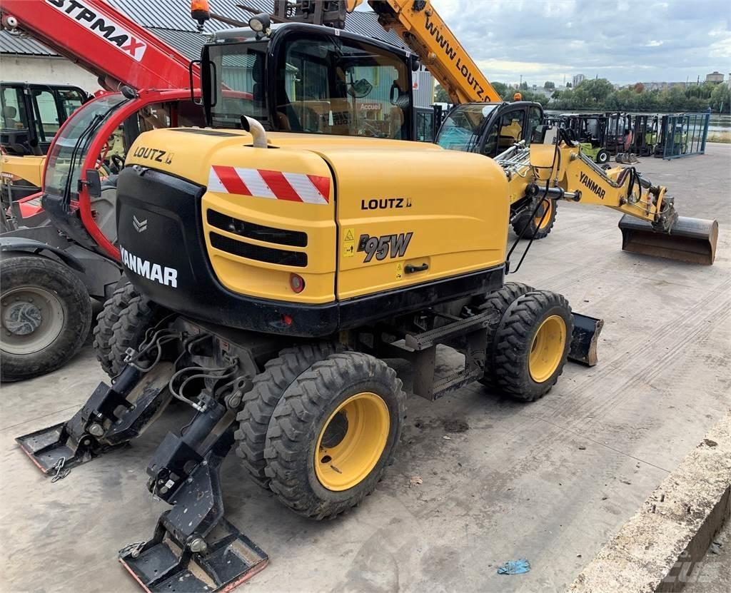 Yanmar B95W Bagri na kolesih