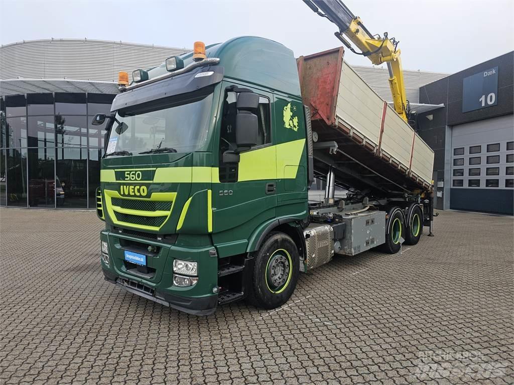 Iveco Stralis 560 6x4 Razstavljivi tovornjaki z žičnimi dvigali