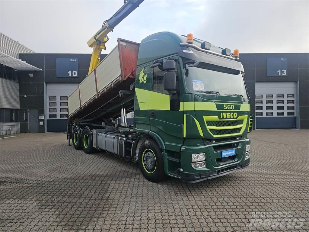 Iveco Stralis 560 6x4 Razstavljivi tovornjaki z žičnimi dvigali
