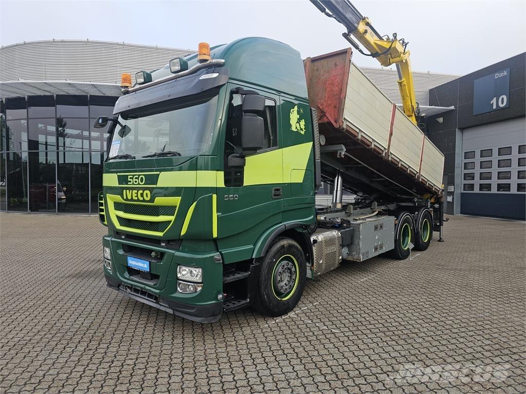 Iveco Stralis 560 6x4 Razstavljivi tovornjaki z žičnimi dvigali