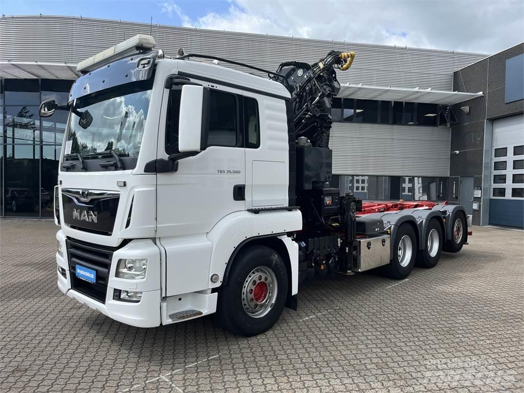 MAN TGS 35.500 8x4 Razstavljivi tovornjaki z žičnimi dvigali
