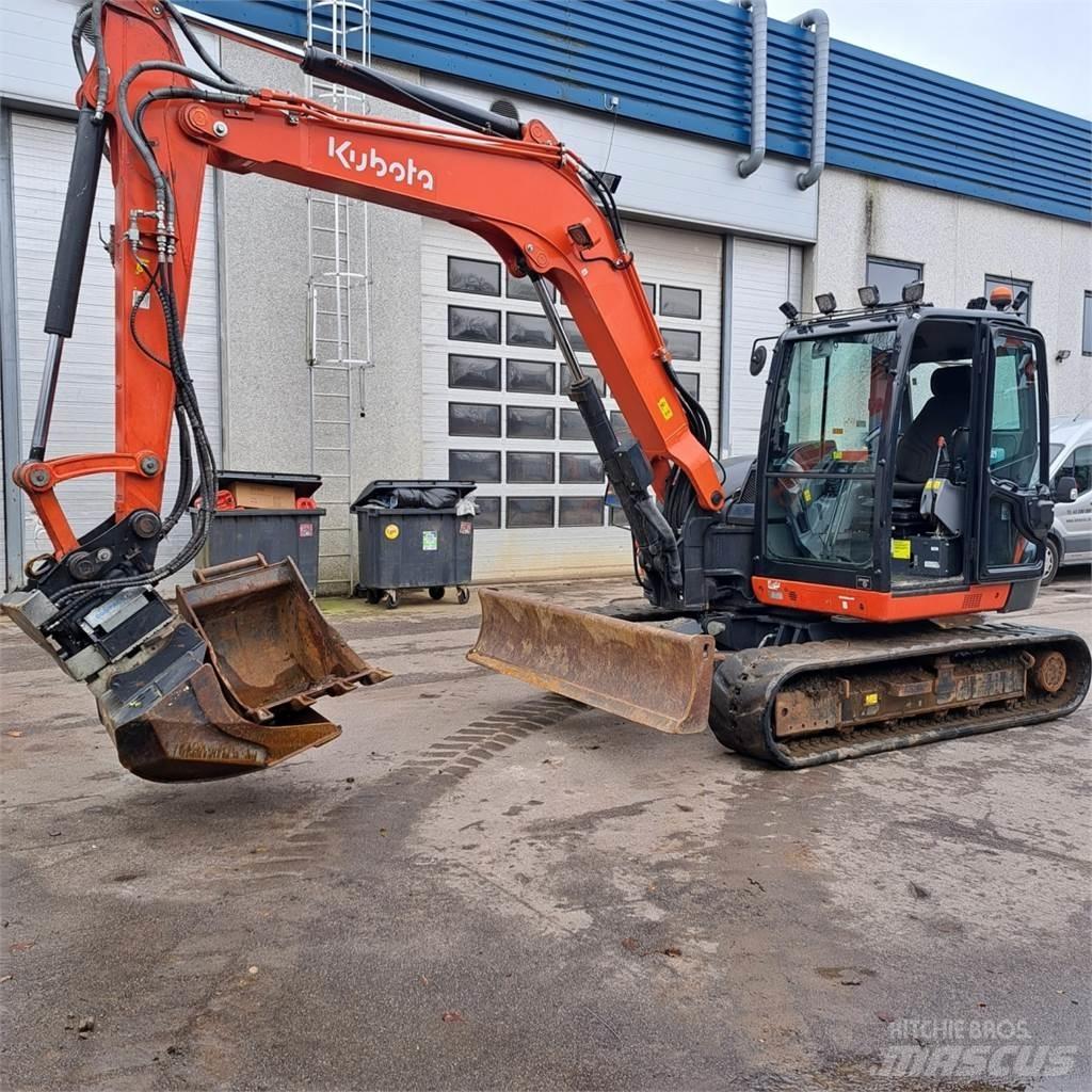 Kubota KX080-4 Mini bagri <7t