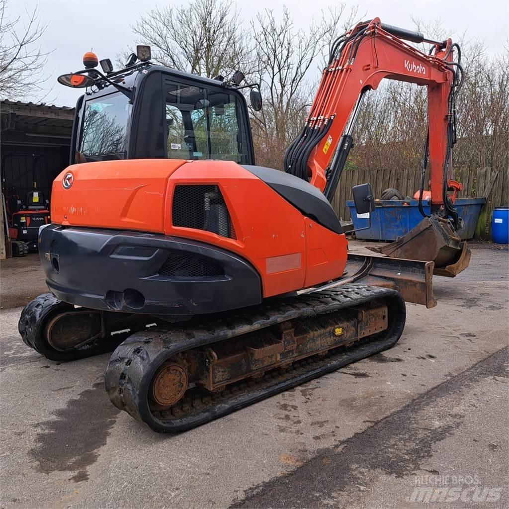 Kubota KX080-4 Mini bagri <7t