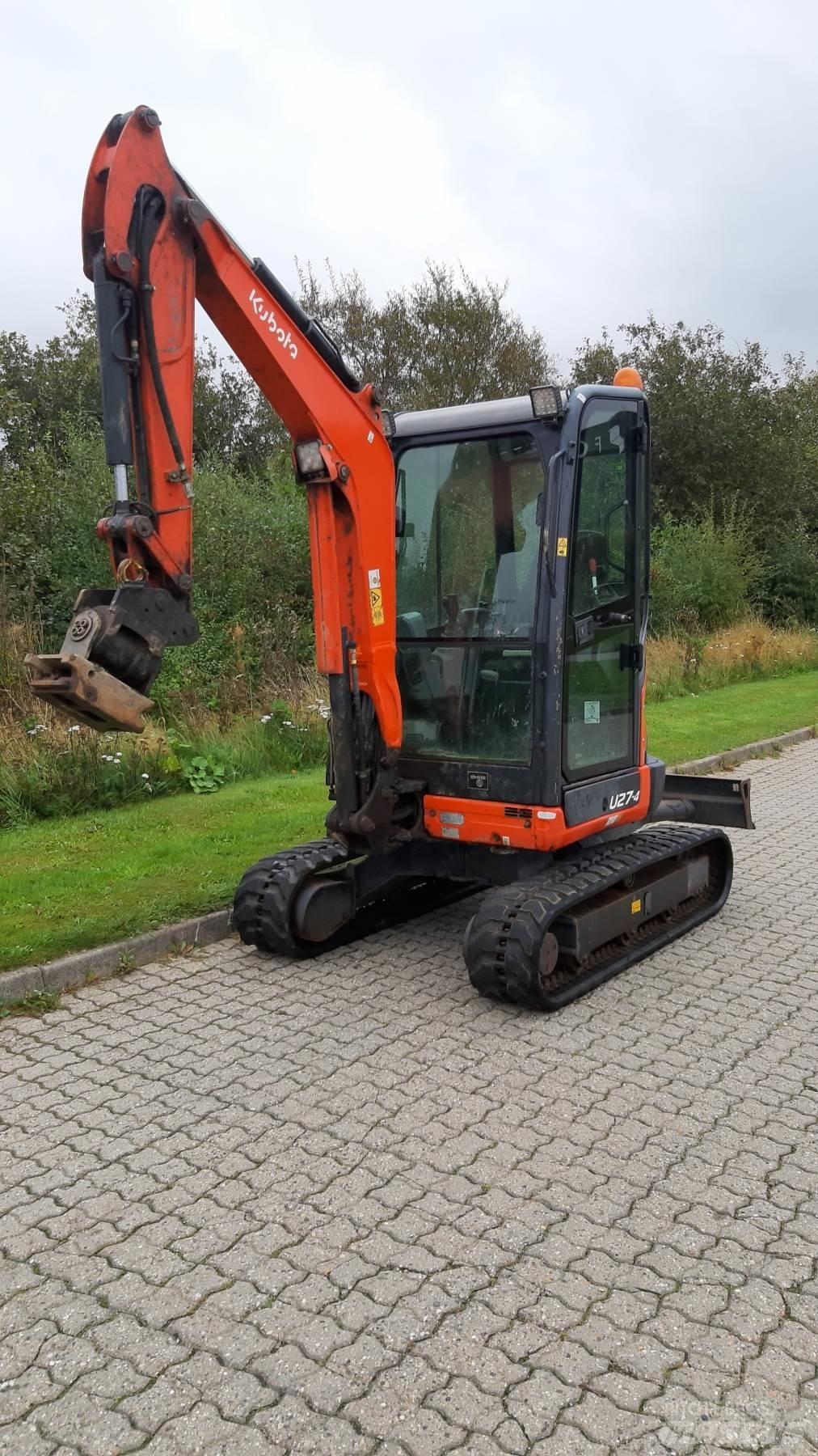 Kubota U27-3 Mini bagri <7t