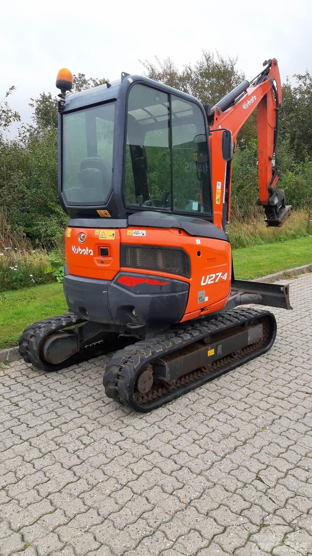 Kubota U27-3 Mini bagri <7t