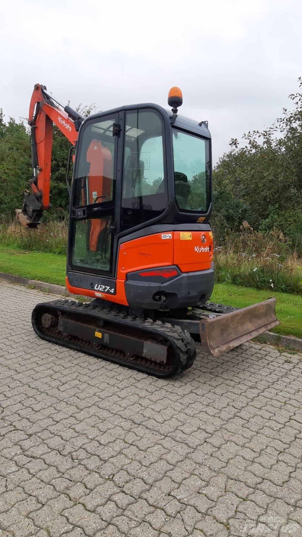 Kubota U27-3 Mini bagri <7t