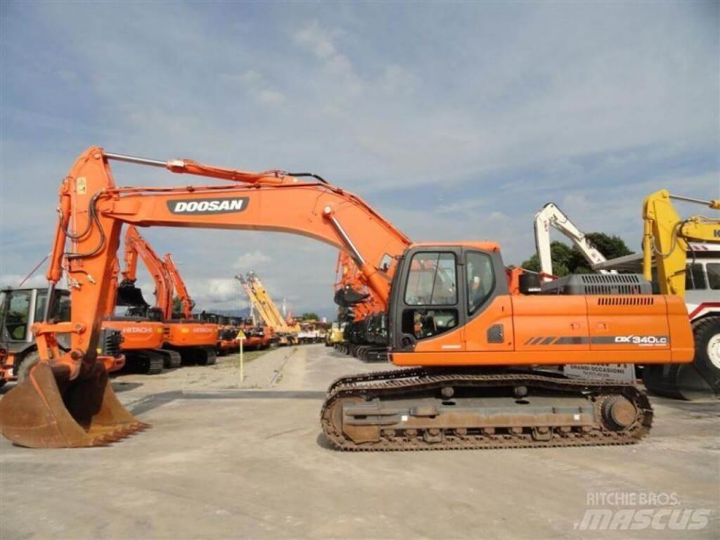 Doosan DX340LC Bagri goseničarji