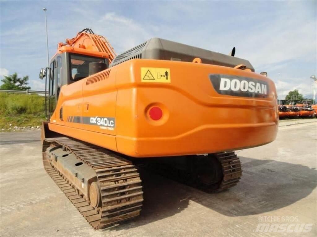 Doosan DX340LC Bagri goseničarji