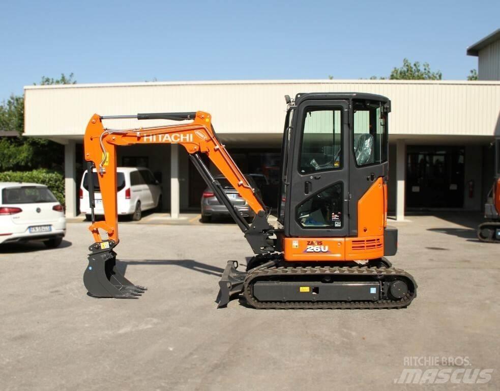Hitachi ZX26U-6 CR Mini bagri <7t