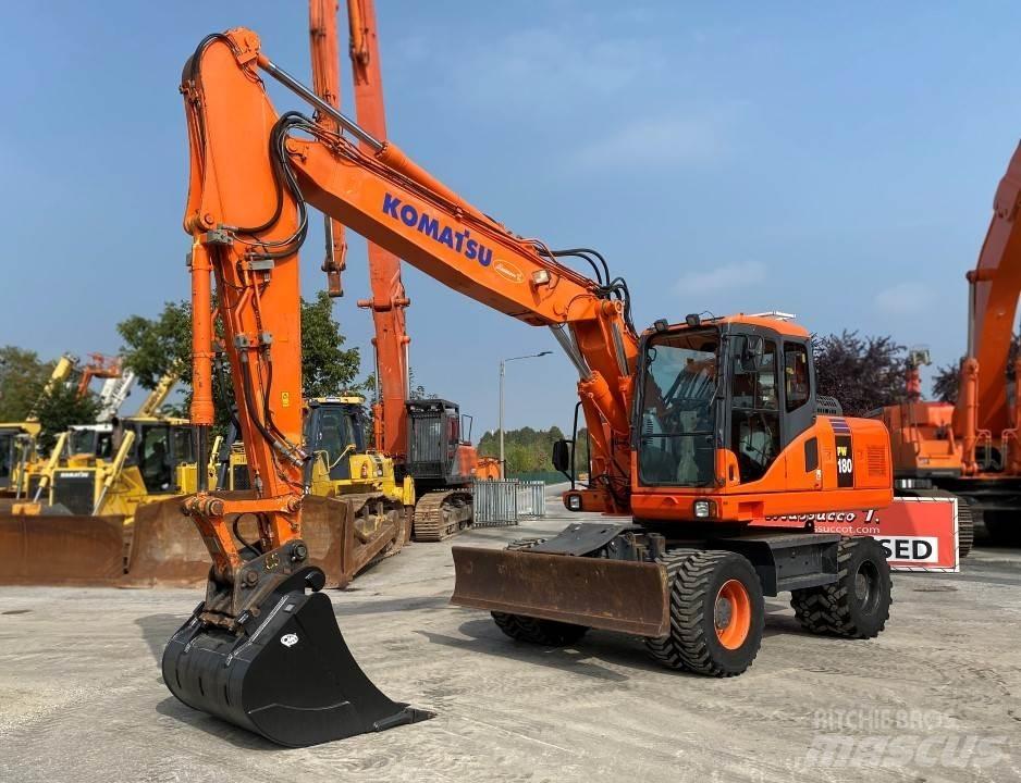 Komatsu PW180-7EO Bagri na kolesih