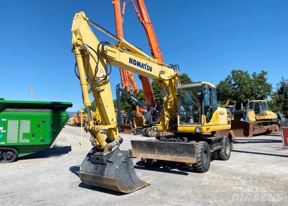 Komatsu PW200 7K Bagri na kolesih