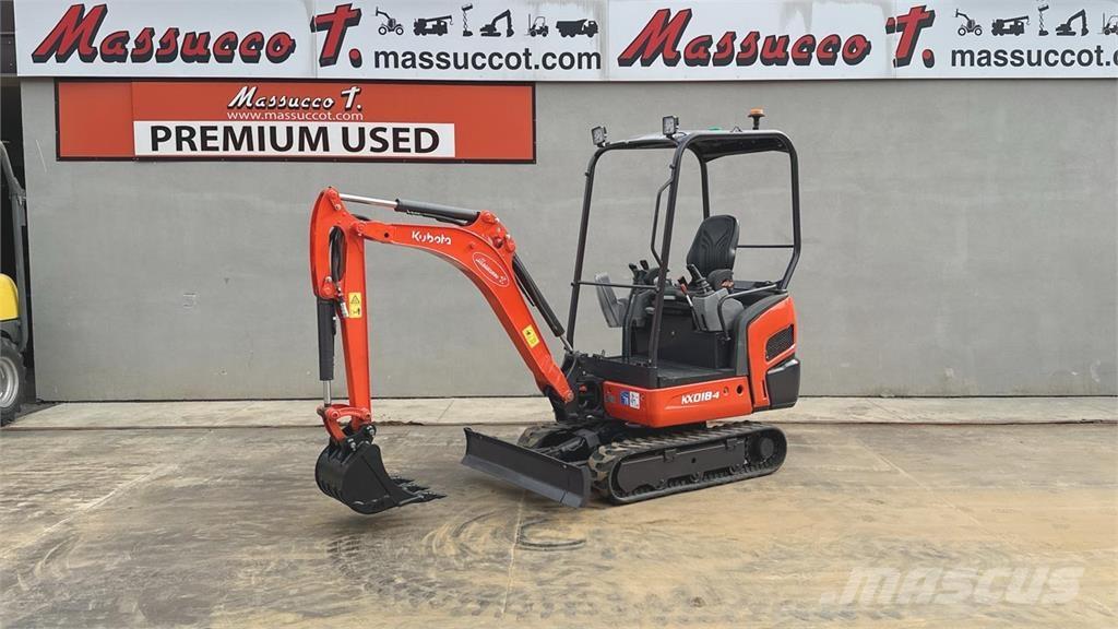 Kubota KX018-4 Mini bagri <7t