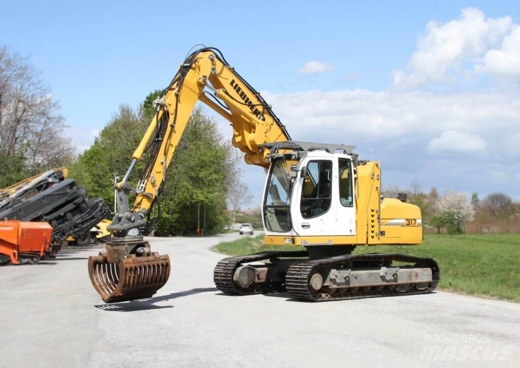 Liebherr R317 Litronic Bagri na kolesih