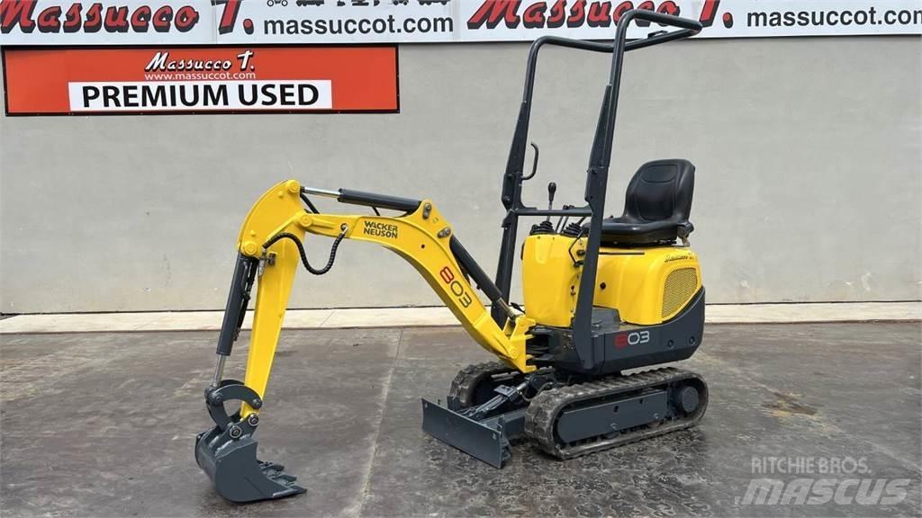 Wacker Neuson 803 Mini bagri <7t