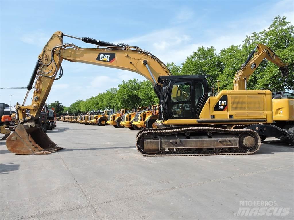 CAT 336 + GPS Bagri goseničarji