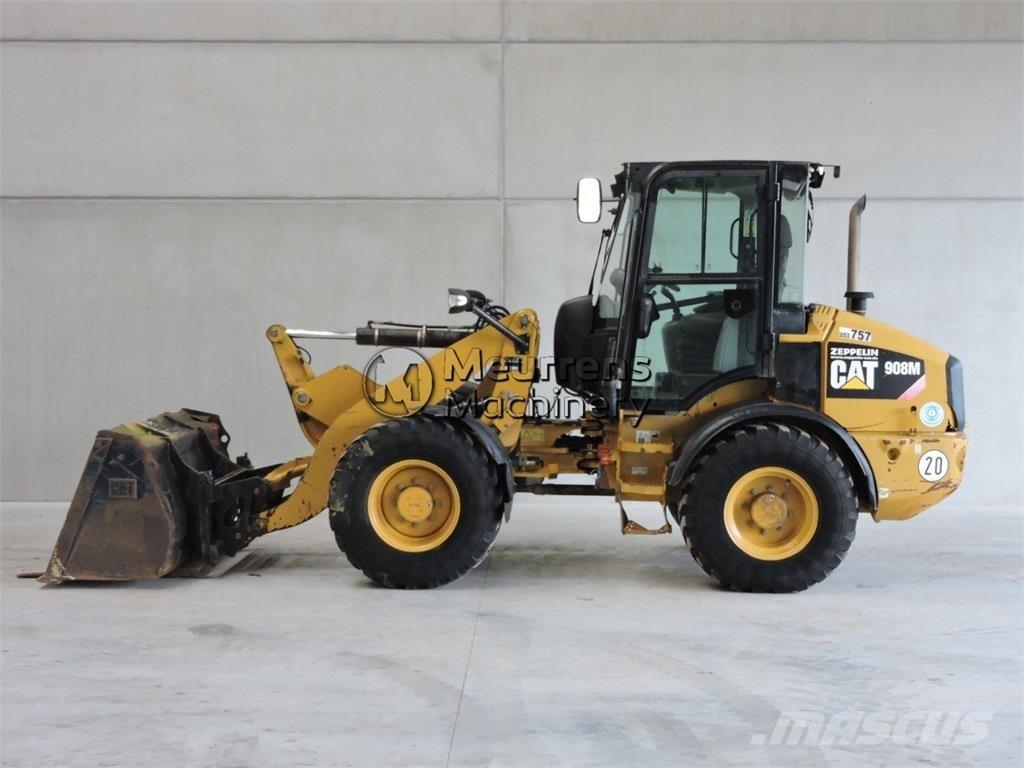 CAT 908M + FORK Kolesni nakladalci