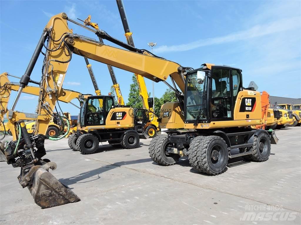 CAT M315 Bagri na kolesih