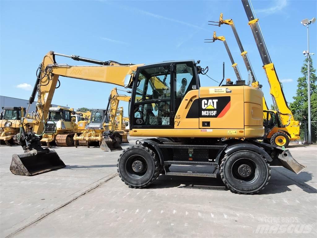 CAT M315F Bagri na kolesih
