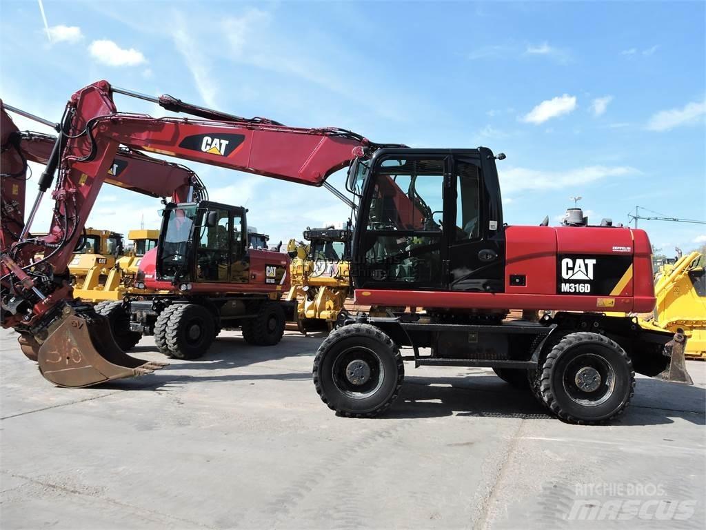 CAT M316D Bagri na kolesih