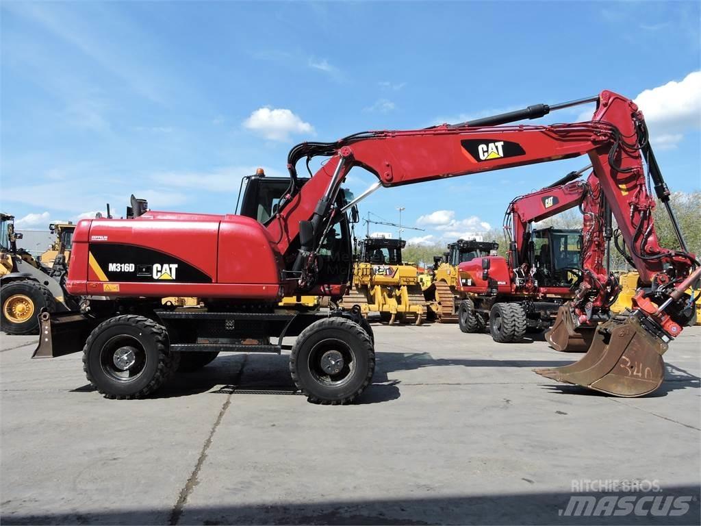 CAT M316D Bagri na kolesih