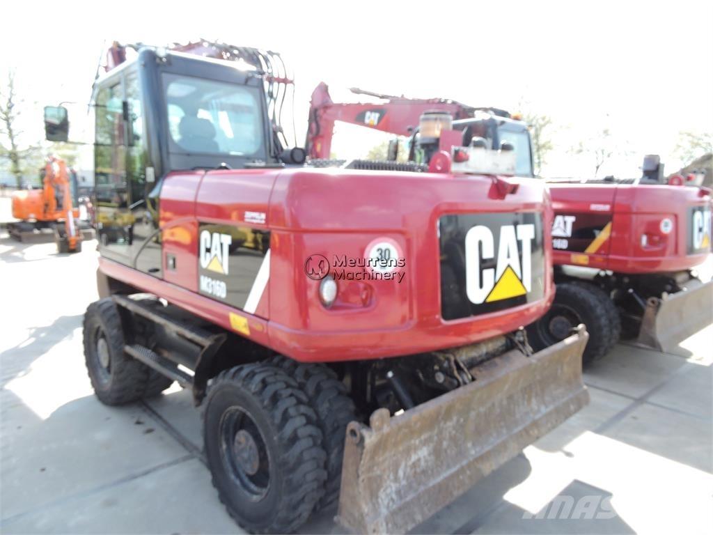 CAT M316D ROTOTILT Bagri na kolesih