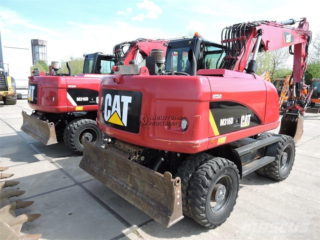 CAT M316D ROTOTILT Bagri na kolesih