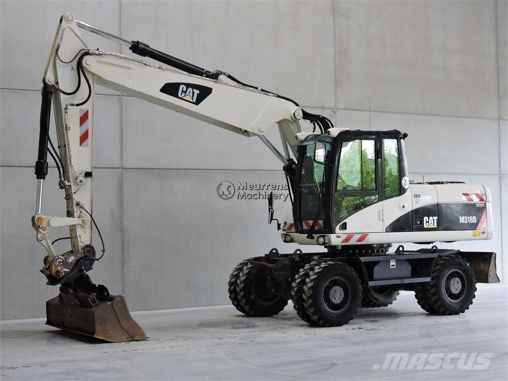 CAT M318D Bagri na kolesih