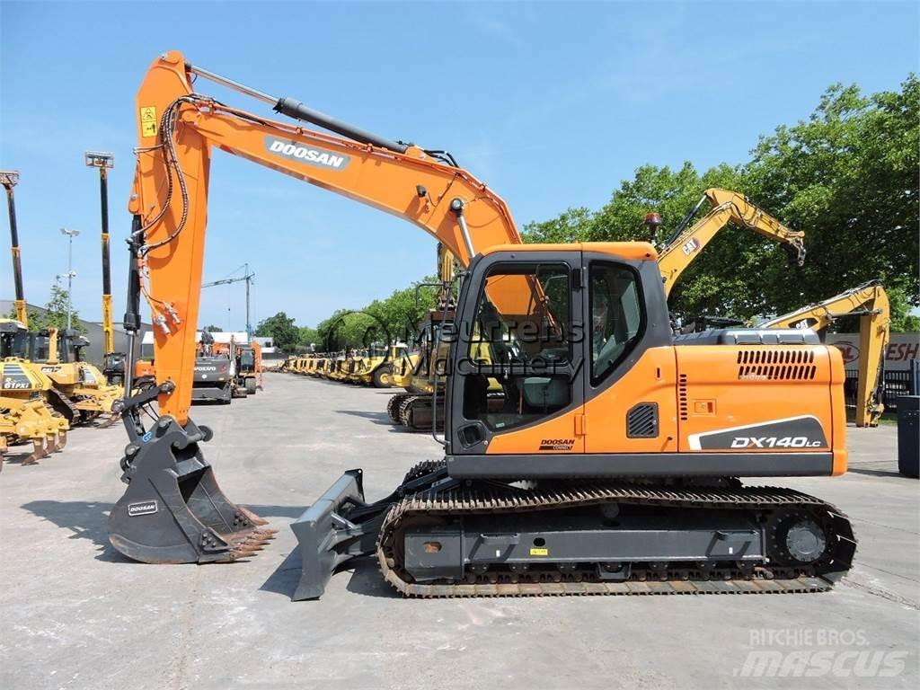 Doosan DX140LC Bagri goseničarji