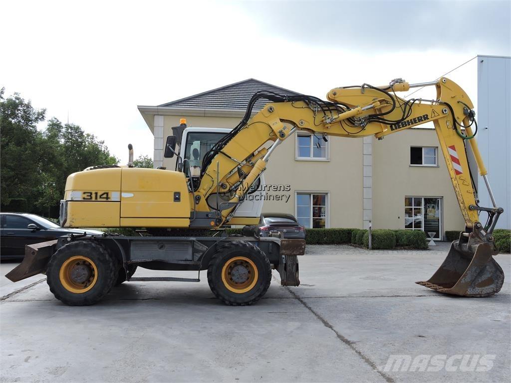 Liebherr A314 Bagri na kolesih