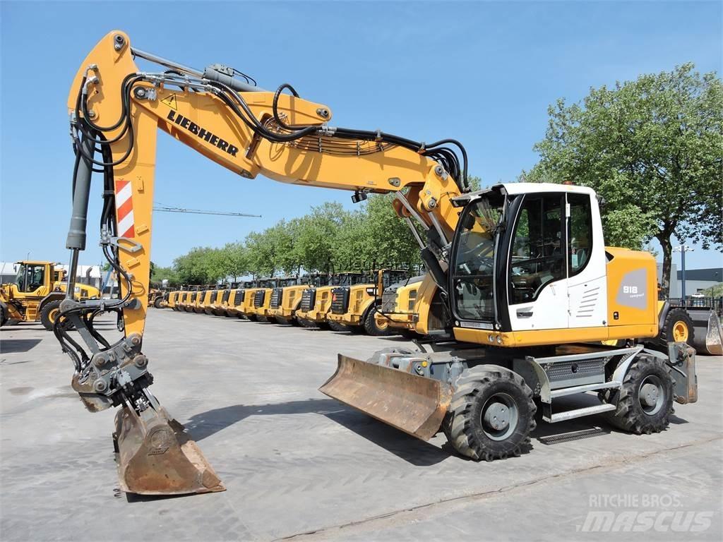 Liebherr A918 Bagri na kolesih