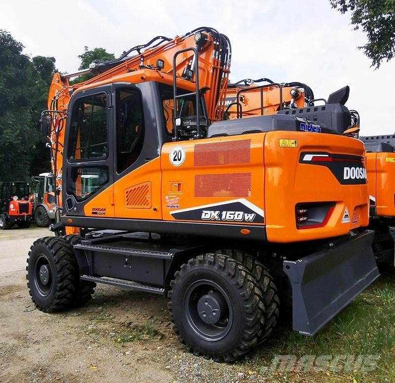 Doosan DX 160 W-7 Bagri na kolesih