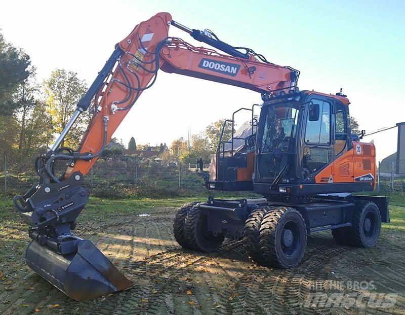 Doosan DX 165 WR-7 Bagri na kolesih