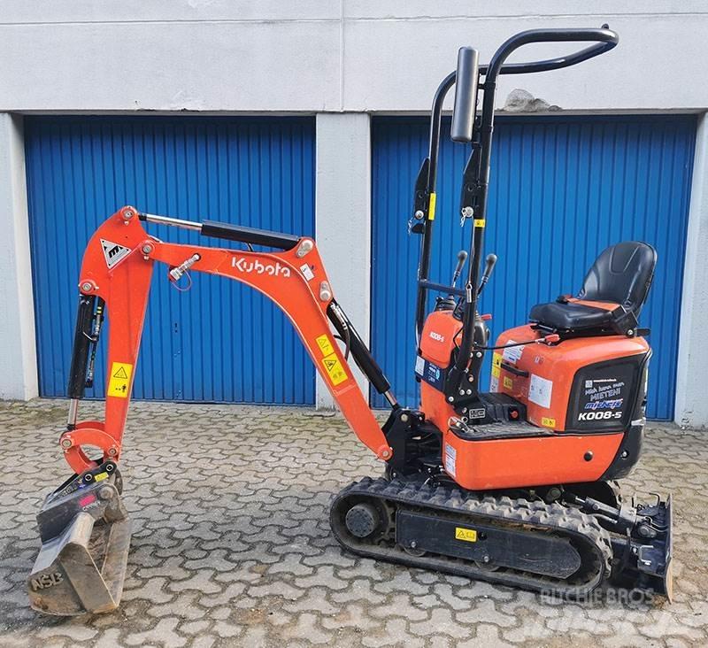 Kubota K 008-5 VHG Mini bagri <7t