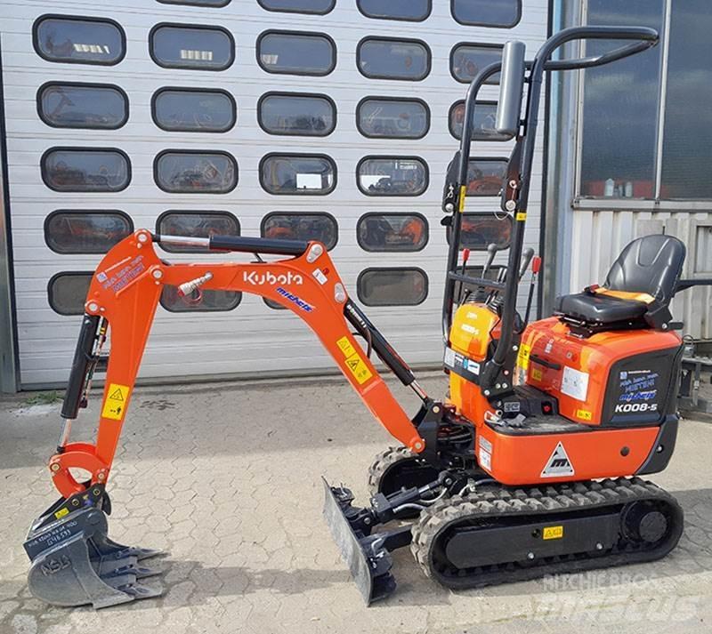 Kubota K 008-5 VHG Mini bagri <7t