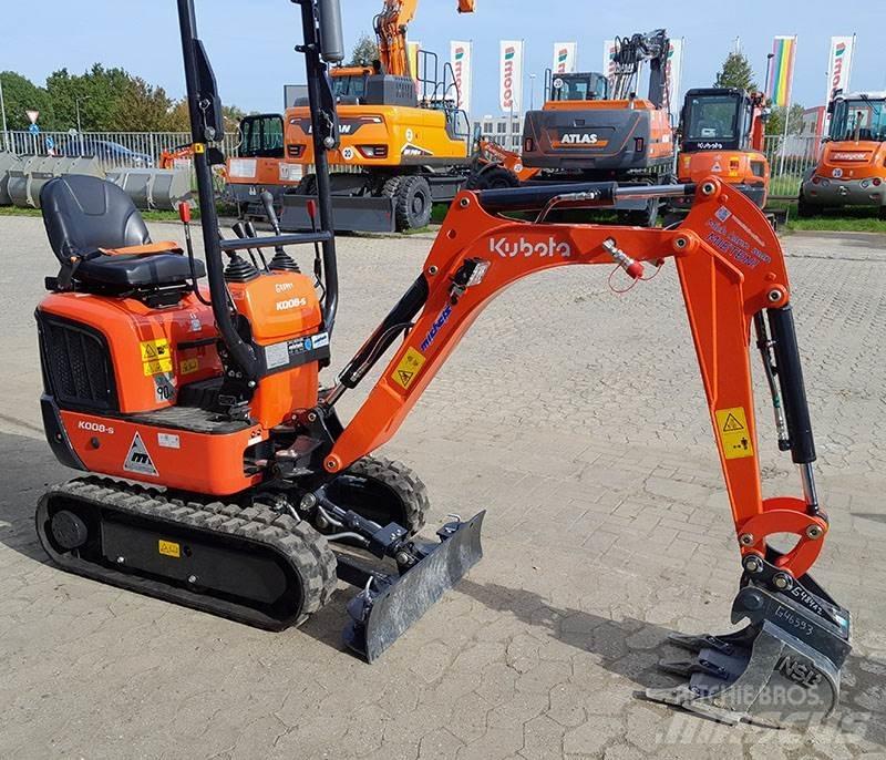 Kubota K 008-5 VHG Mini bagri <7t