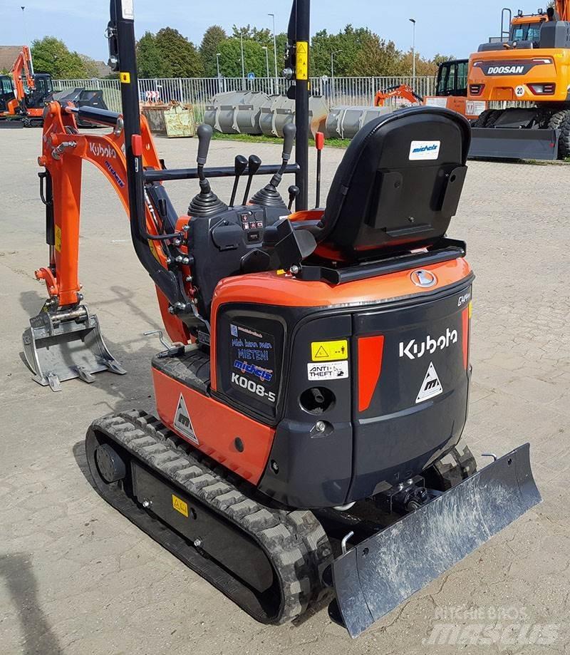Kubota K 008-5 VHG Mini bagri <7t