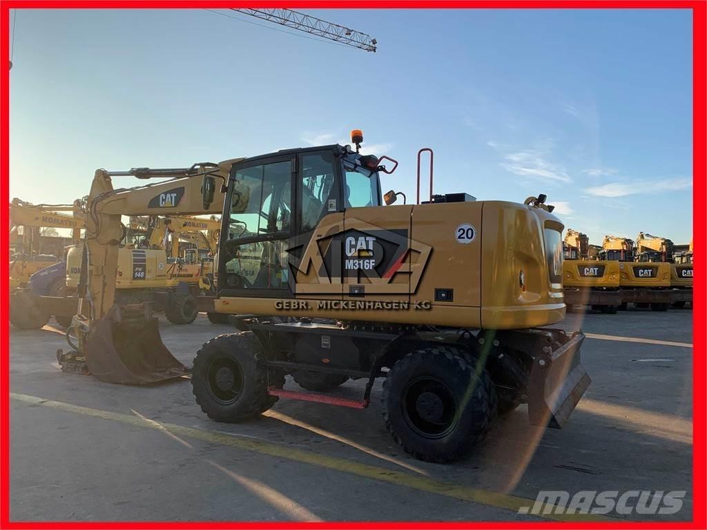 CAT M 316 F Bagri na kolesih