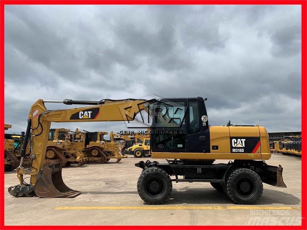 CAT M 316D Bagri na kolesih