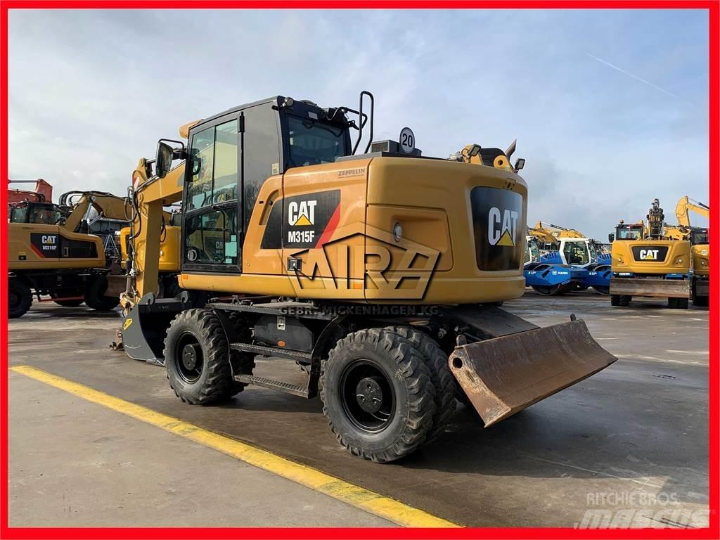 CAT M315 F Bagri na kolesih