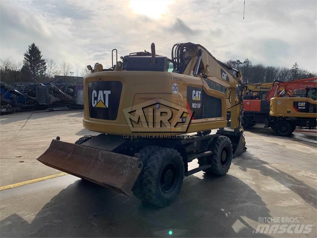 CAT M315 F Bagri na kolesih