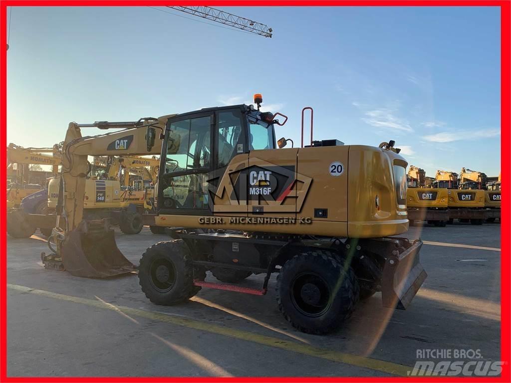 CAT M316 F Bagri na kolesih