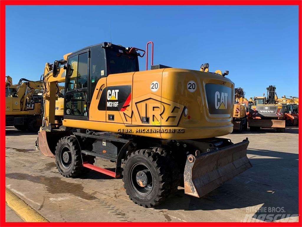 CAT M316 F Bagri na kolesih