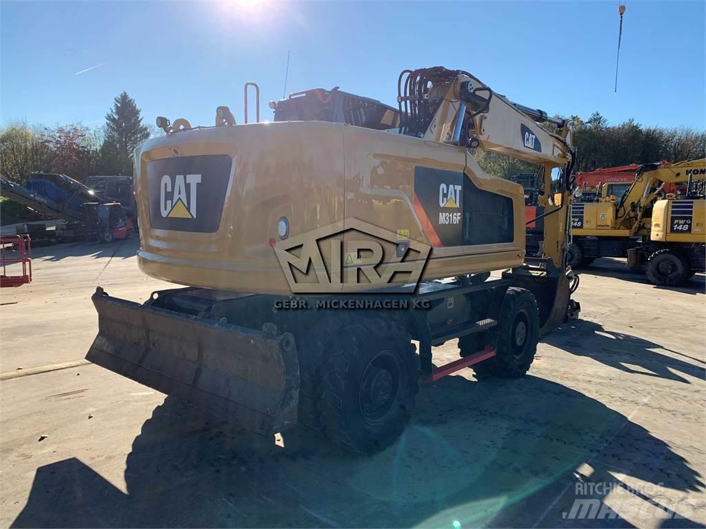CAT M316 F Bagri na kolesih