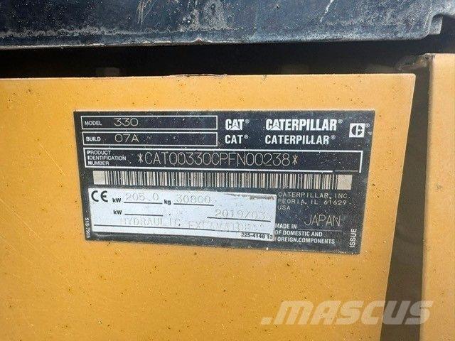 CAT 330 Next Gen Bagri goseničarji